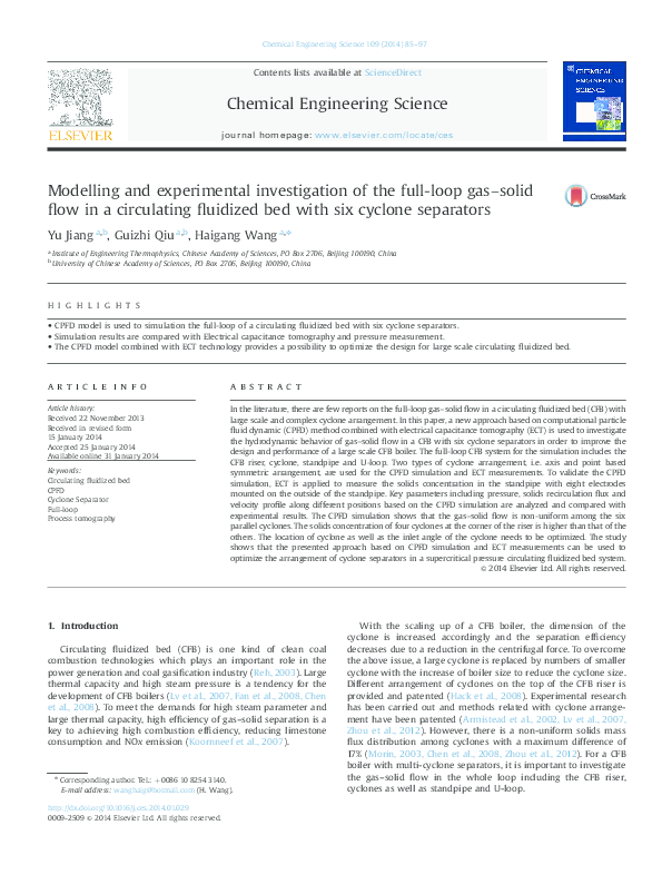 (PDF) Modelling and experimental investigation of the full-loop gas ...