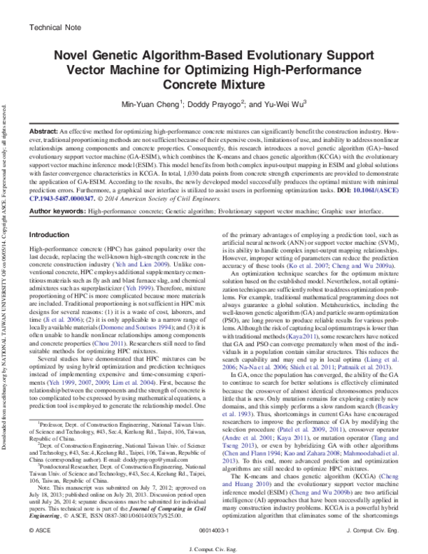 (PDF) Novel Genetic Algorithm-Based Evolutionary Support Vector Machine ...