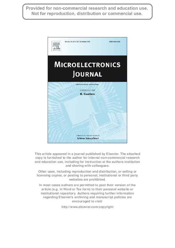 (PDF) Numerical modeling of MOS transistor with interconnections using