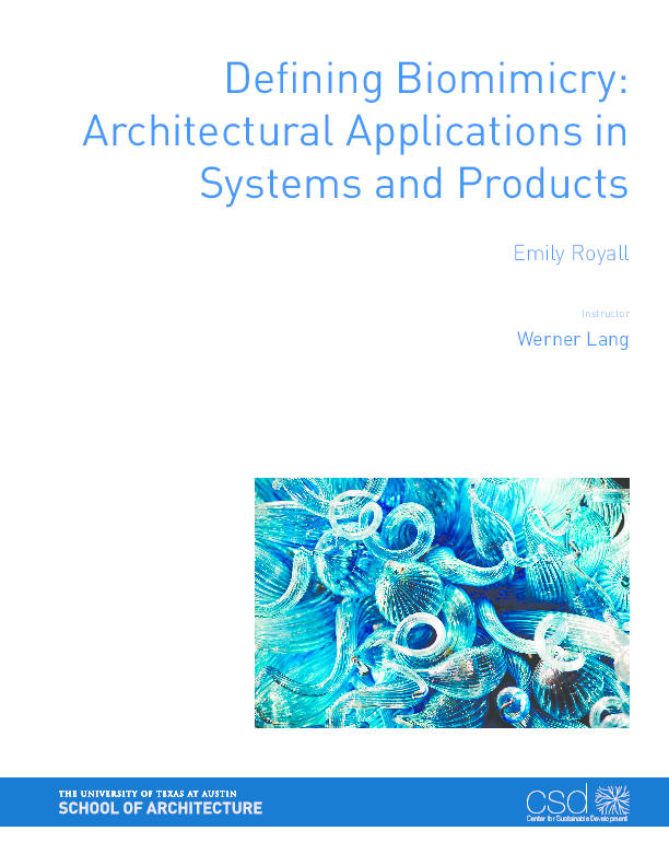 Biomimicry architecture case study picture