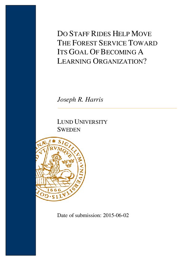 Dissertation organizational learning