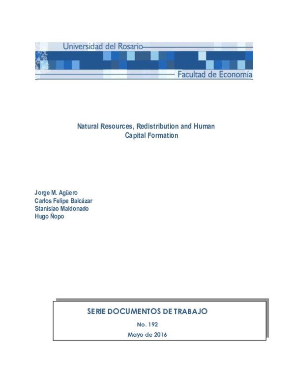 (PDF) Natural Resource Abundance and Human Capital Accumulation Jean