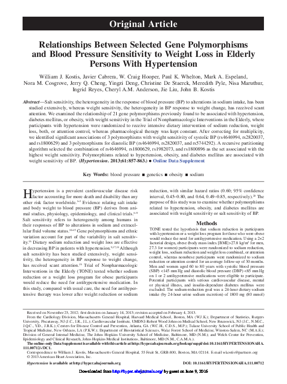 (PDF) Genetic variation in the raptor gene is associated with ...