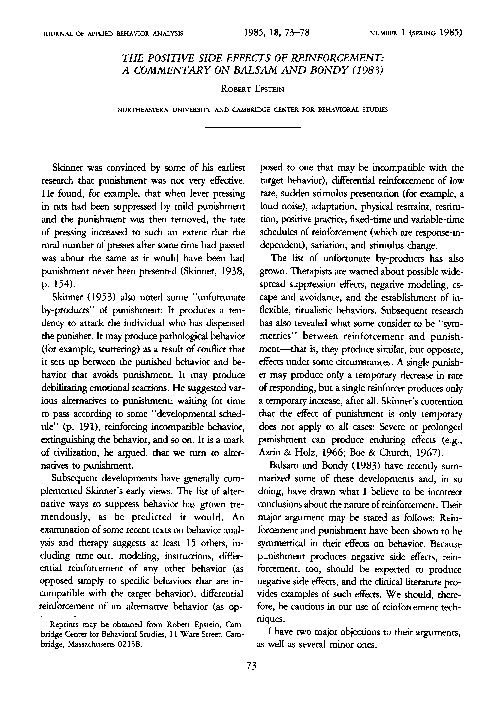 Consequences reinforcements essay 08 image