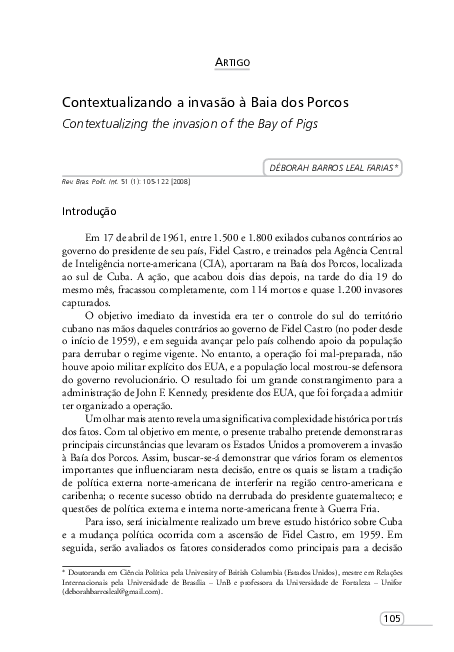 Bay of pigs questions image