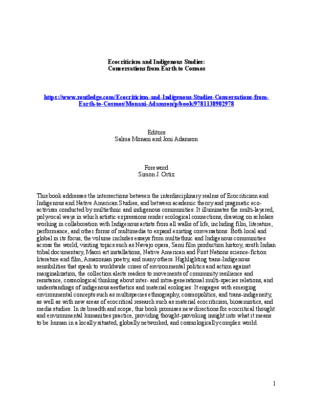 Importance of ecocriticism in literature image