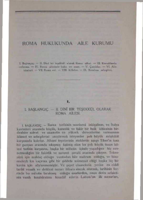 Pdf Roma Hukukunda Aile Kurumu Bahar Oruc Academia Edu