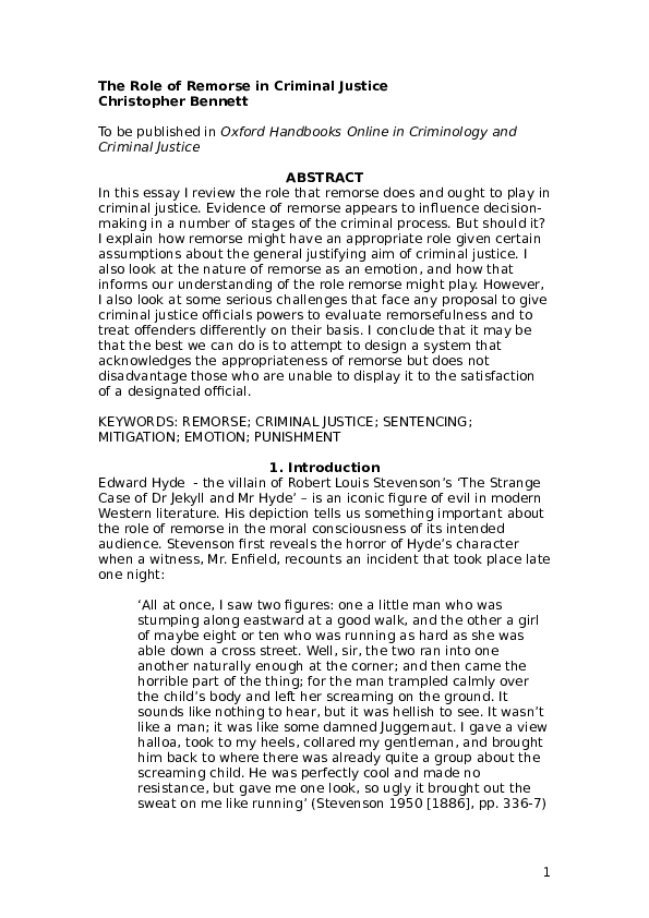 Remorse essay 07 picture