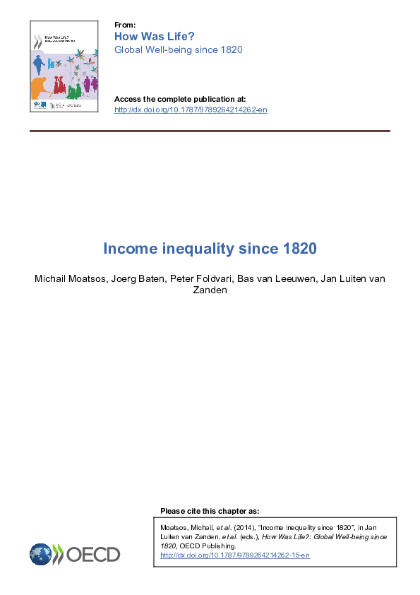 (PDF) Income inequality since 1820