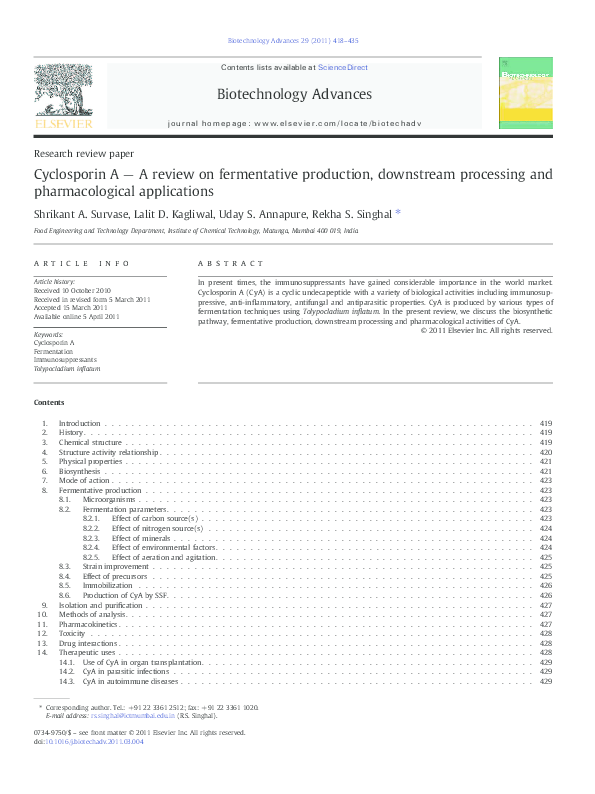 Downstream process of fermentation picture