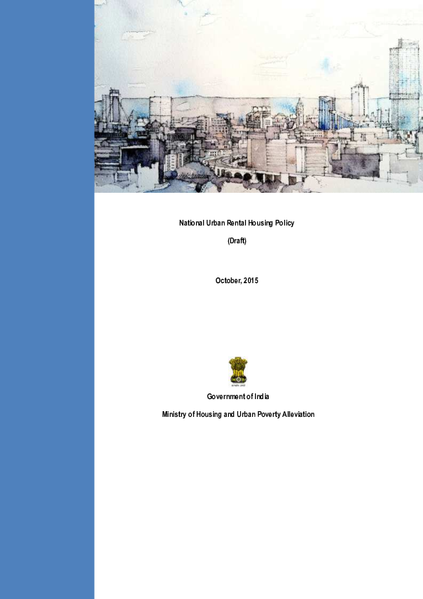 (PDF) National Urban Rental Housing Policy Draft 1