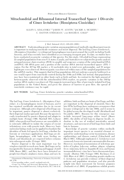 Internal transcribed spacers essay 06 picture