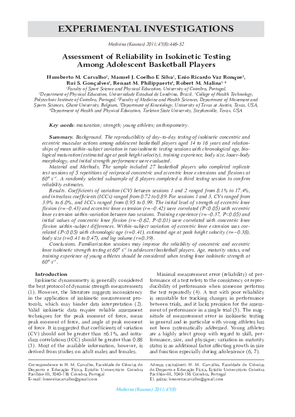 Isokinetic devices essay picture