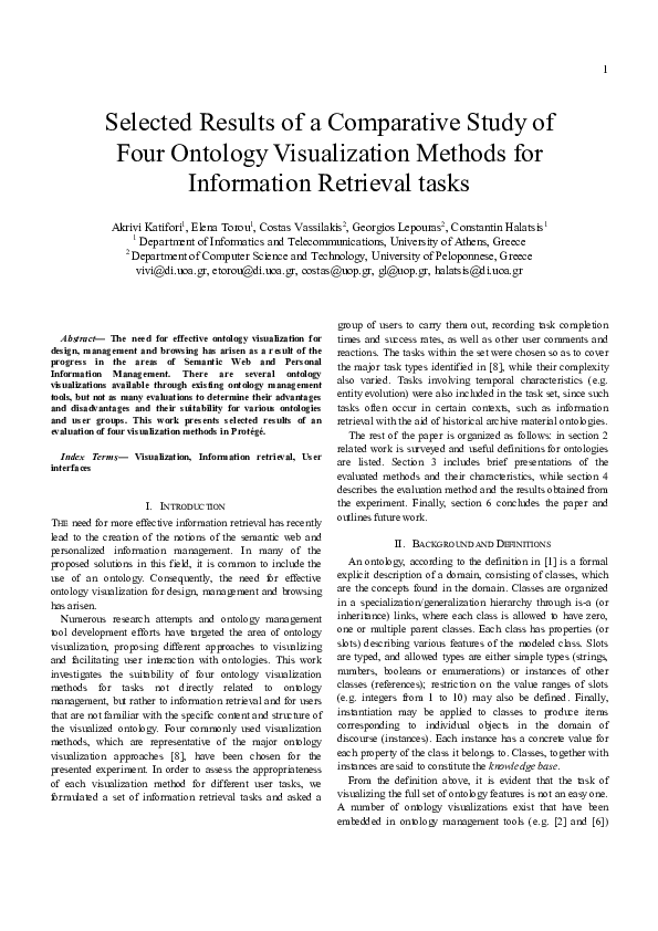 (PDF) Selected results of a comparative study of four ontology ...