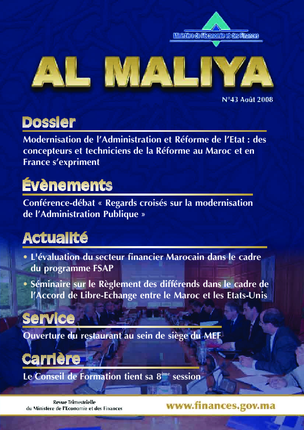 (PDF) La Réforme budgétaire au Maroc Maliya