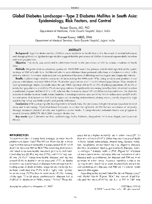 Diabetes statistics worldwide 2019 image