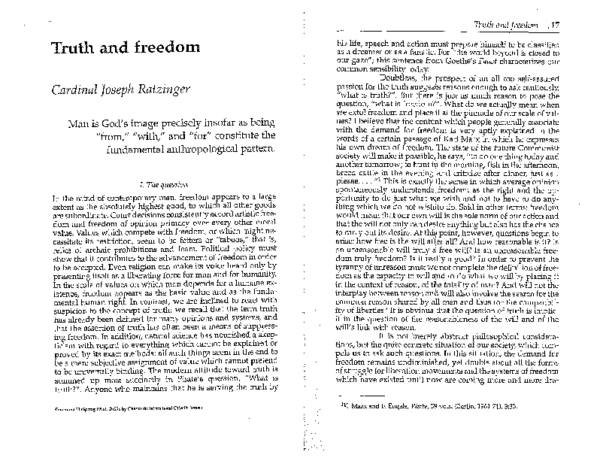 (PDF) Truth and Freedom