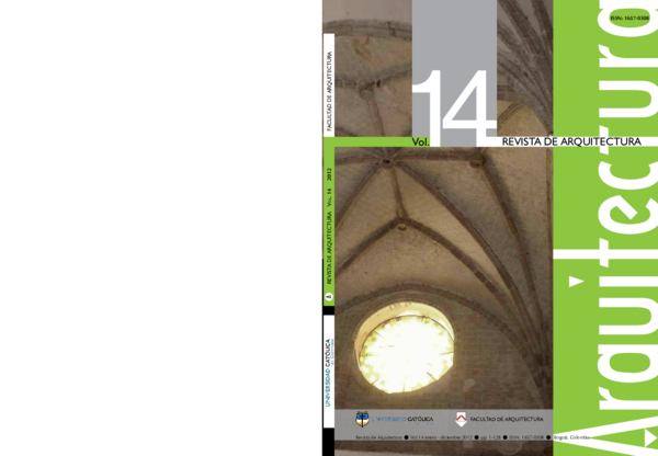 (PDF) Revista de aRquitectuRa - univeRsidad catolica de colombia