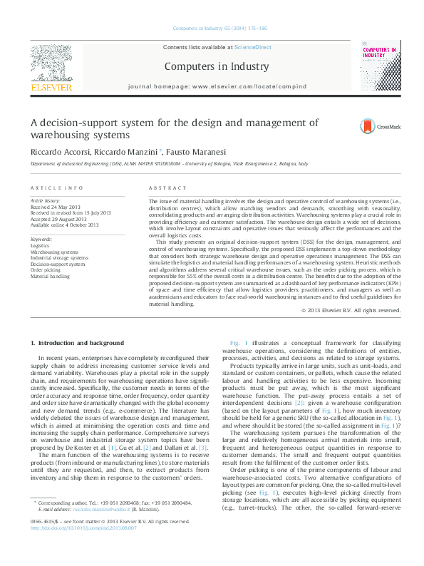 (PDF) A decision-support system for the design and management of ...