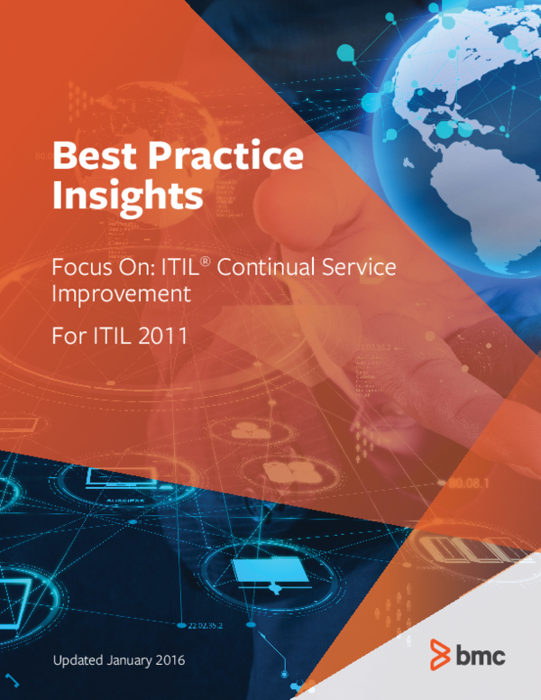 (PDF) Best Practice Insights Focus On: ITIL ® Continual Service ...
