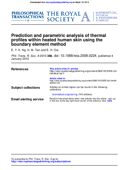 (PDF) Prediction and parametric analysis of thermal profiles within ...