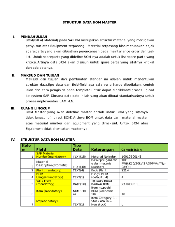 (DOC) STRUKTUR DATA BOM MASTER | Leo Nariko - Academia.edu