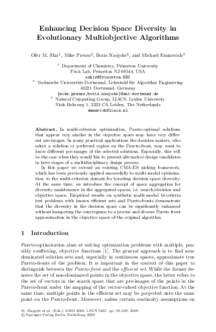 (PDF) Enhancing decision space diversity in evolutionary multiobjective ...