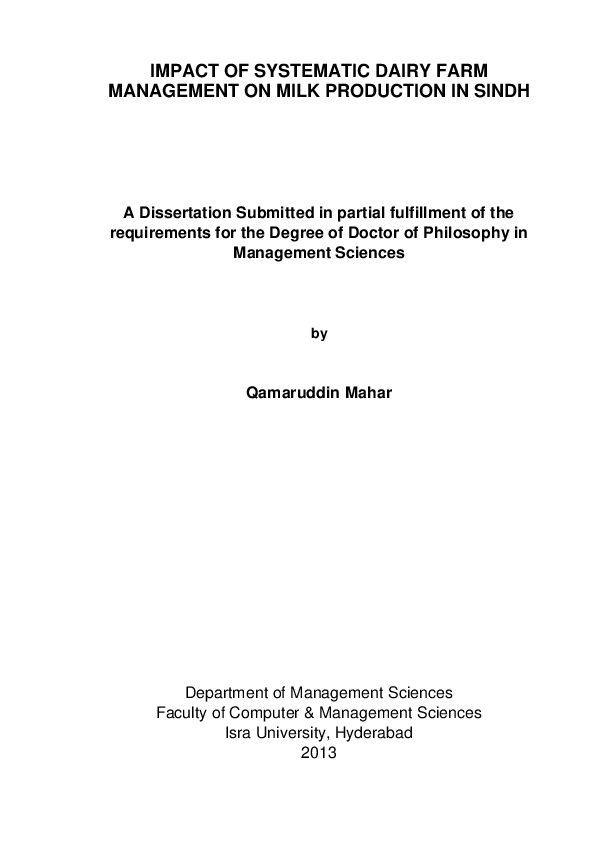 Milk production dissertation 08 picture