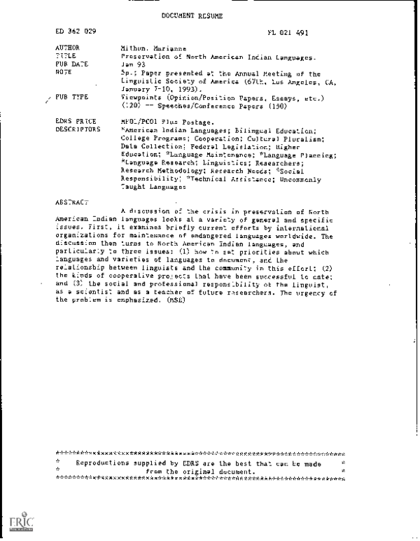 Language preservation essay picture