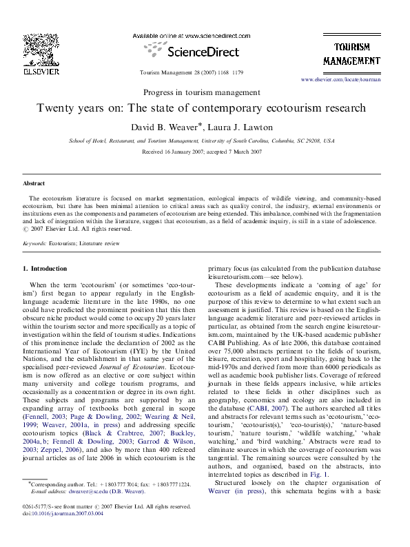 Research about ecotourism picture