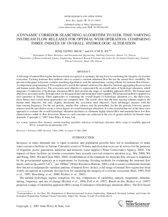 (PDF) A dynamic corridor-searching algorithm to seek time-varying ...