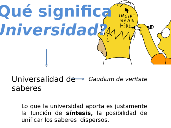 (PPT) Que significa Universidad