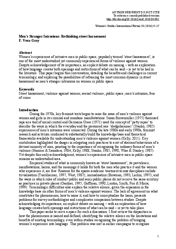 Catcalling history picture