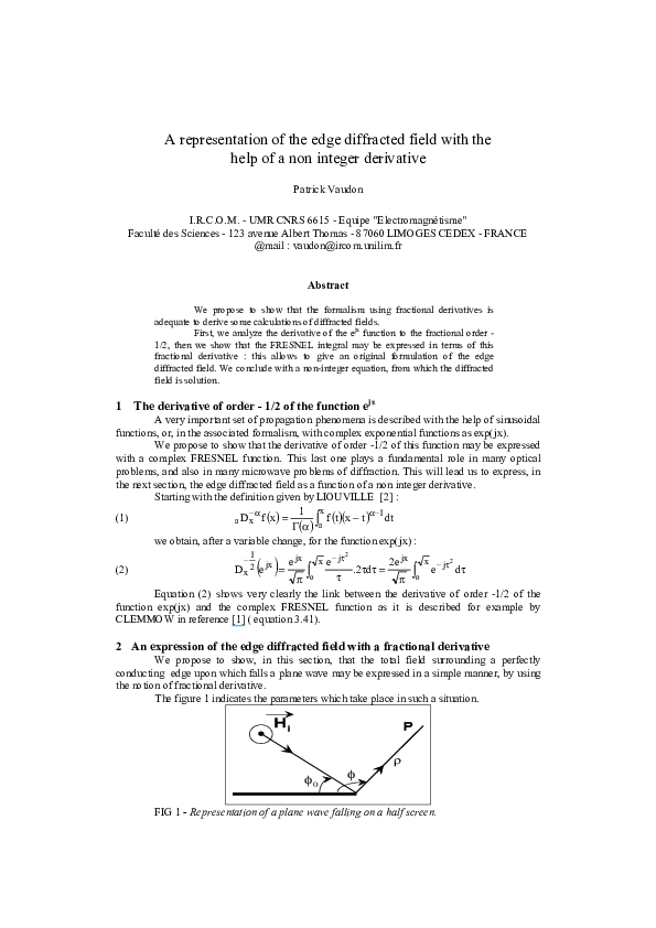  pdf a representation of the edge diffracted field with the help of a