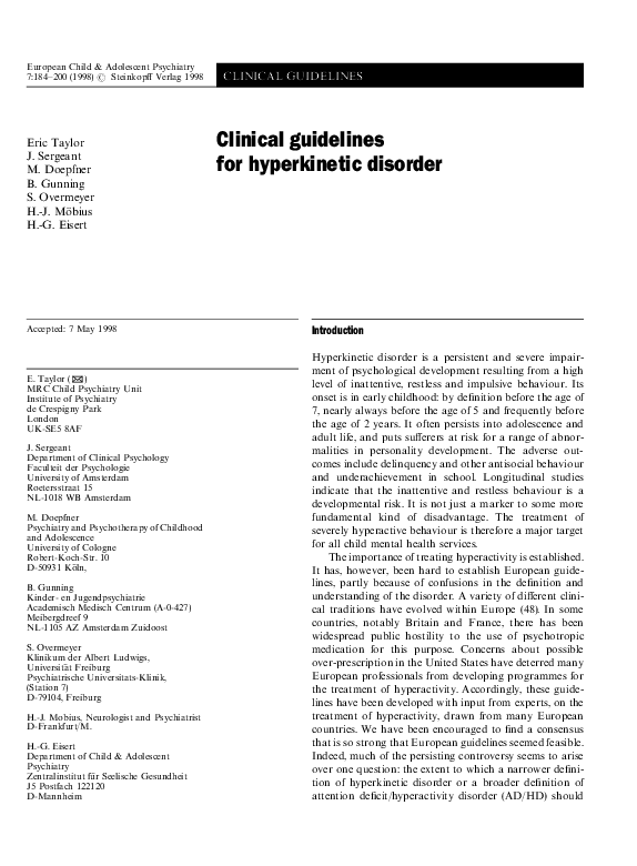 Hyperkinetic children essay 05 image