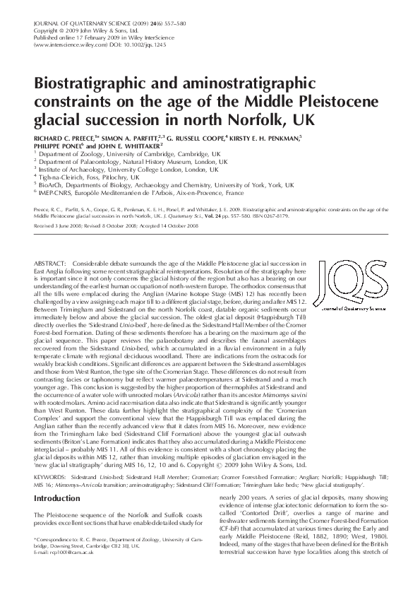 Types of glacial deposits picture