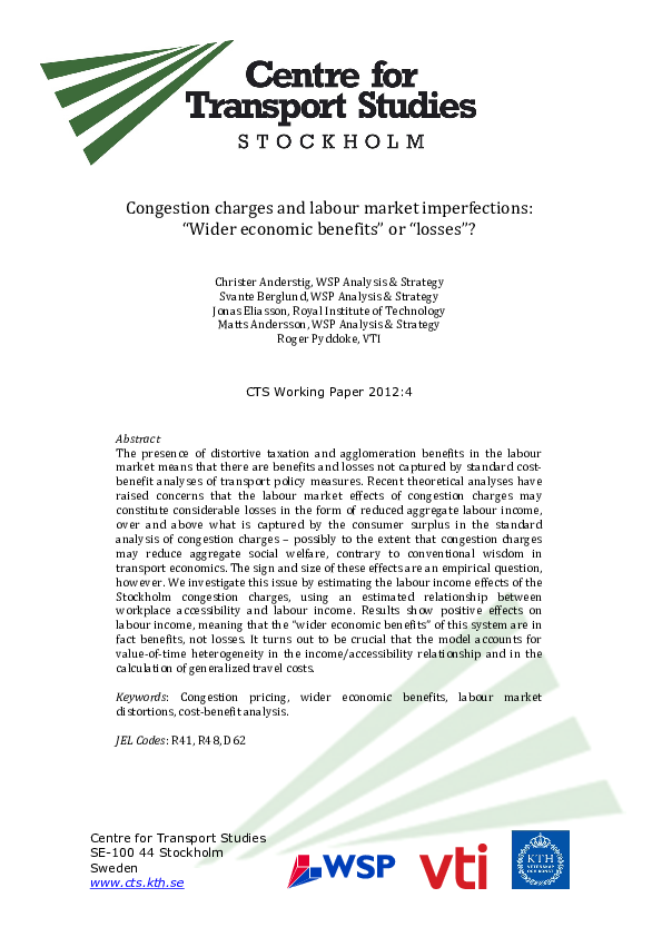 Congestion charge essay image