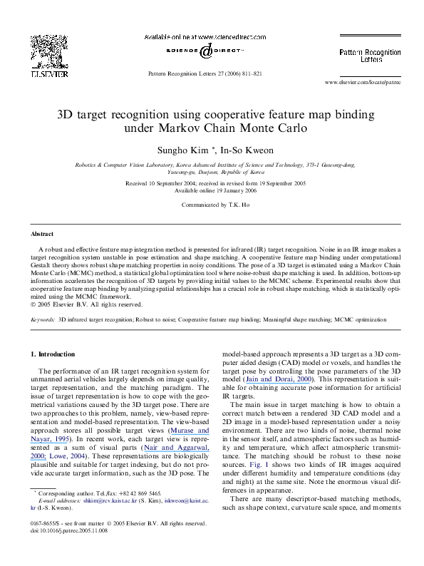 Non cooperative radar image
