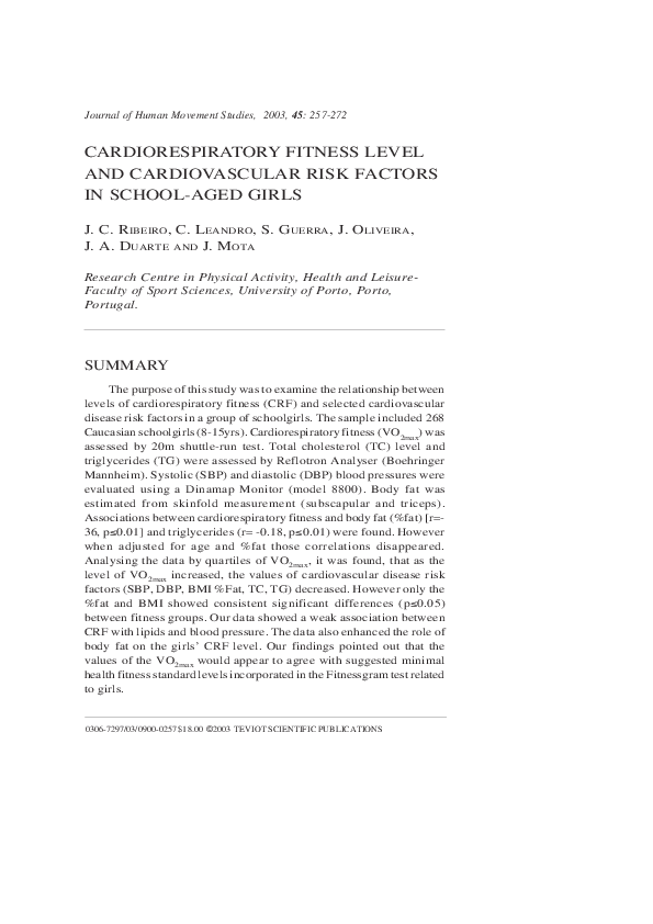 Cardiorespiratory endurance benefits picture