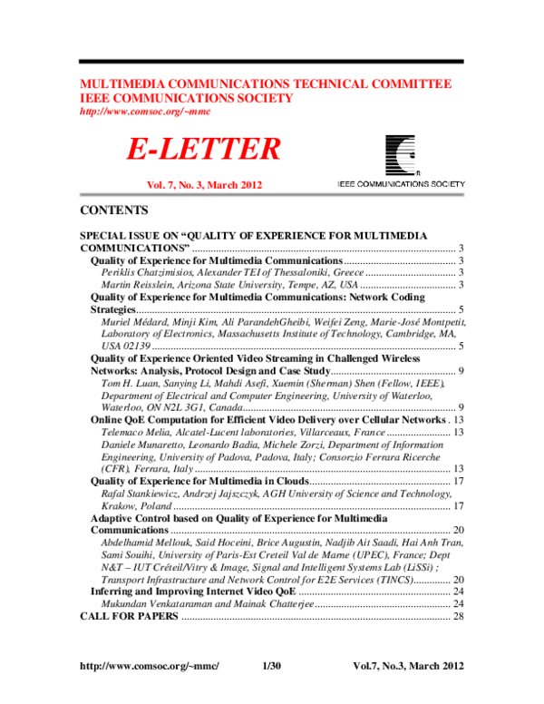 (PDF) E-Letter