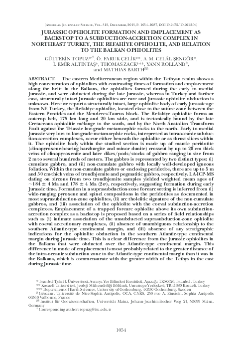 Ophiolite formation picture