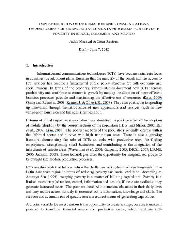 (PDF) Implementation of Information and Communication Technology In ...