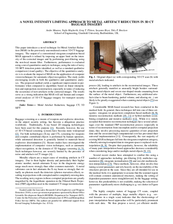 (PDF) A novel intensity limiting approach to Metal Artefact Reduction ...