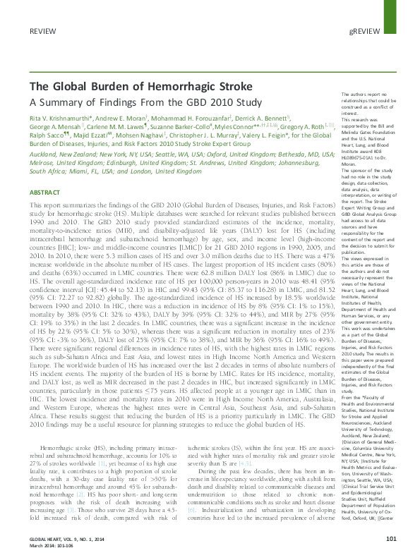 Hemorrhagic stroke long term effects image
