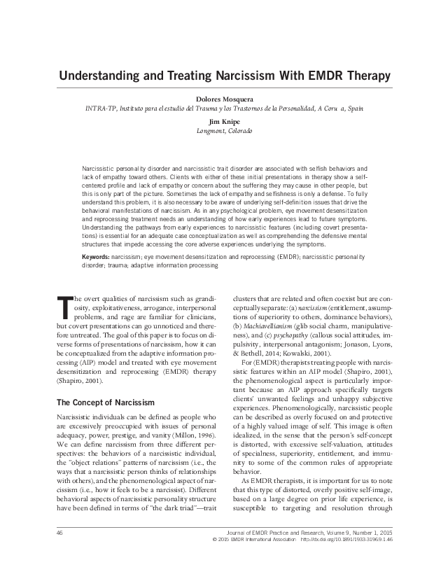 (PDF) Narcissism Mosquera & Knipe Journal EMDR.pdf