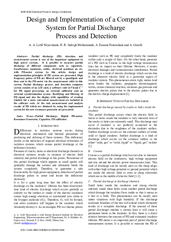 (PDF) Design and implementation of a computer system for partial ...