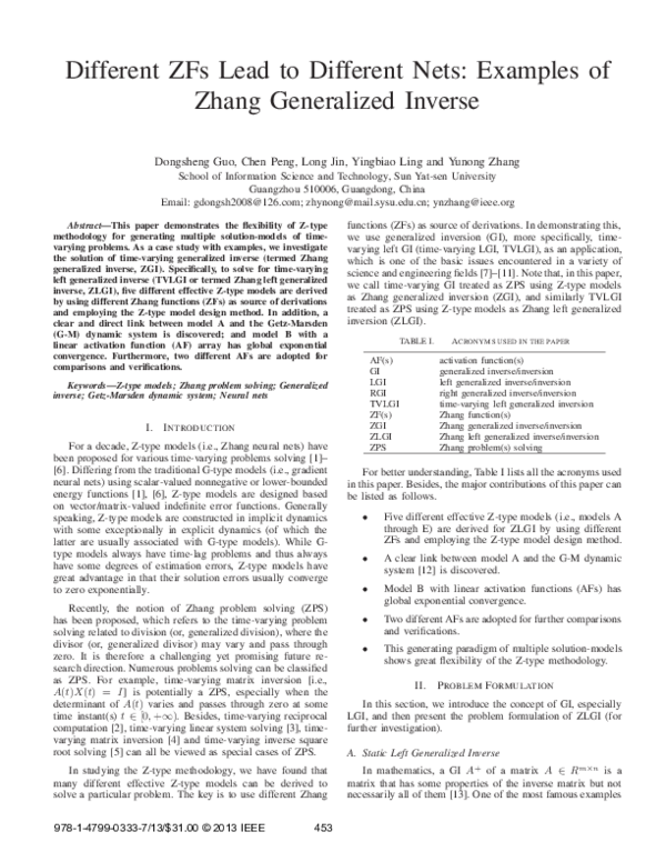(PDF) Different ZFs lead to different nets: Examples of Zhang ...