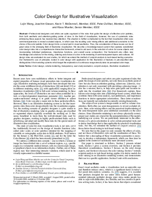 (PDF) Color Design for Illustrative Visualization