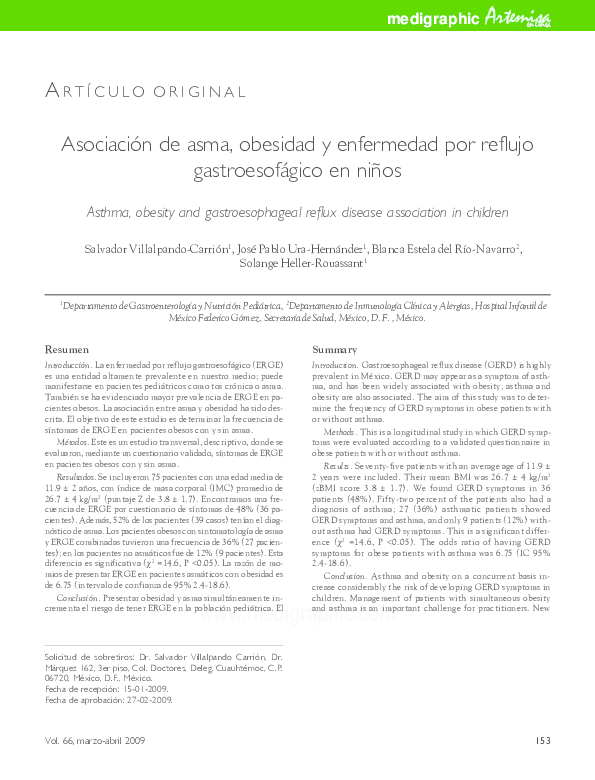 Enfermedad por reflujo gastroesofagico en lactantes pdf
