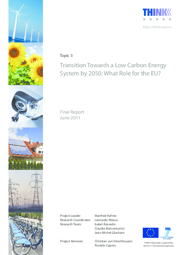(PDF) Transition towards a low carbon energy system by 2050: What role ...